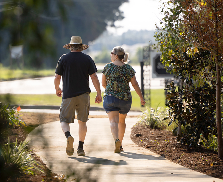 couple walking
